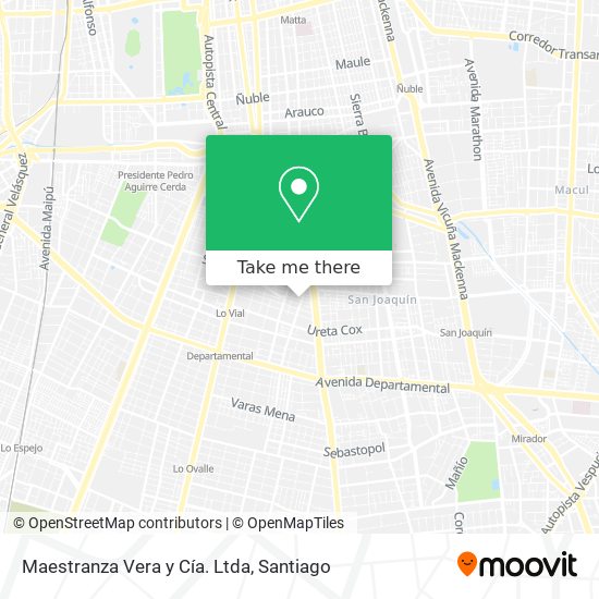 Maestranza Vera y Cía. Ltda map