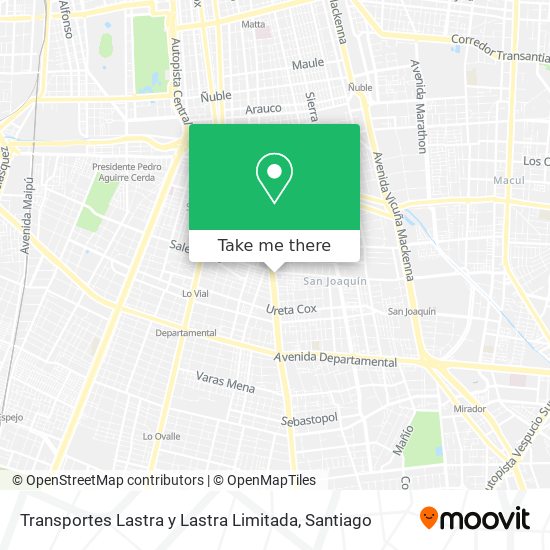 Transportes Lastra y Lastra Limitada map