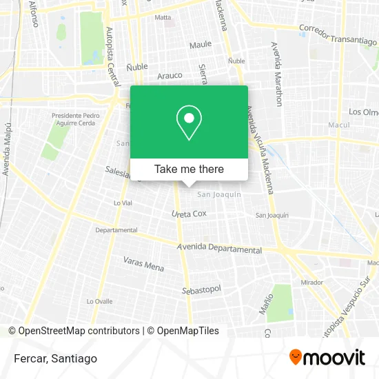Fercar map