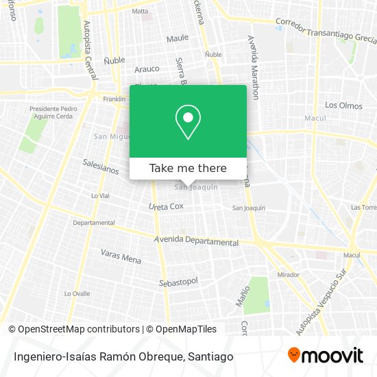 Ingeniero-Isaías Ramón Obreque map