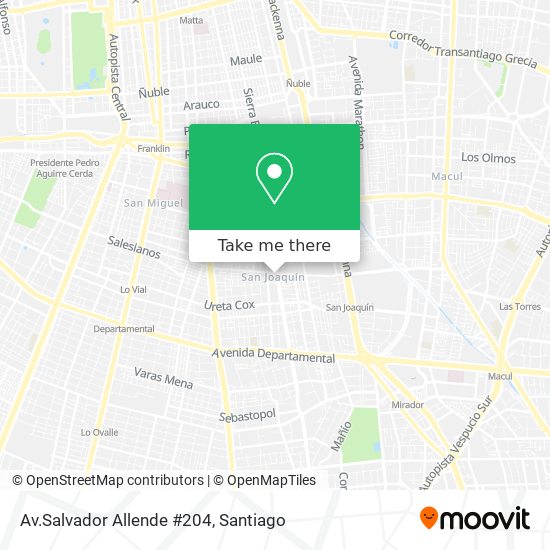 Av.Salvador Allende #204 map