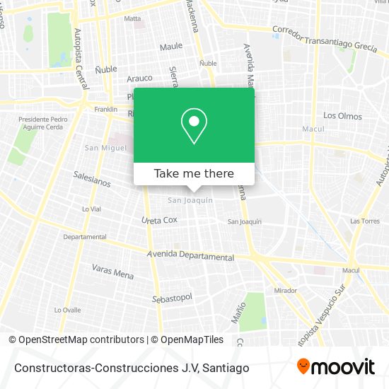 Constructoras-Construcciones J.V map