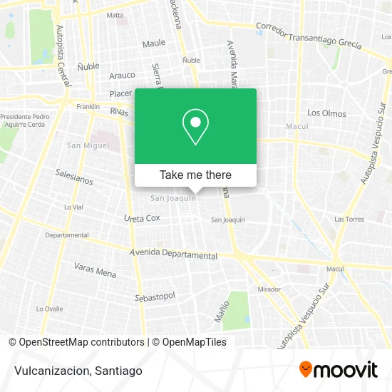 Vulcanizacion map