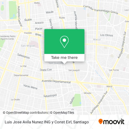 Luis Jose Avila Nunez ING y Const Eirl map