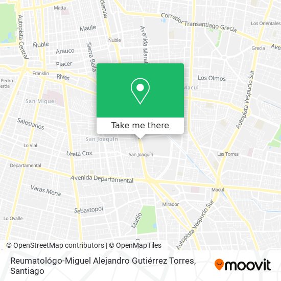 Mapa de Reumatológo-Miguel Alejandro Gutiérrez Torres