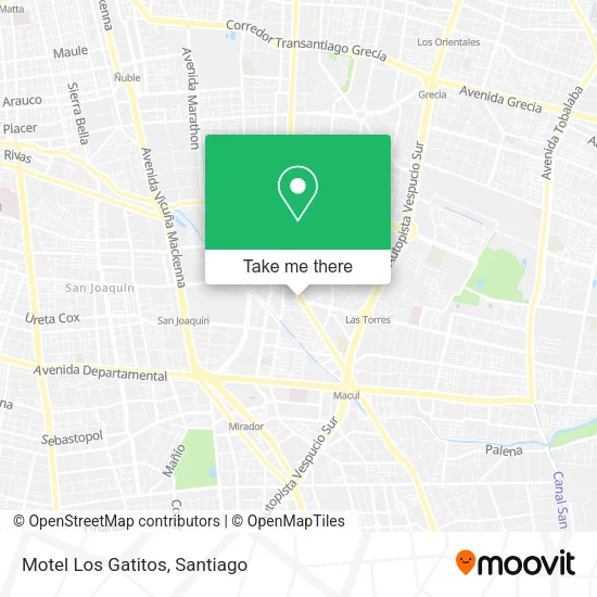 Mapa de Motel Los Gatitos