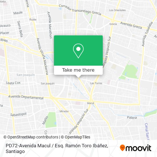 PD72-Avenida Macul / Esq. Ramón Toro Ibáñez map