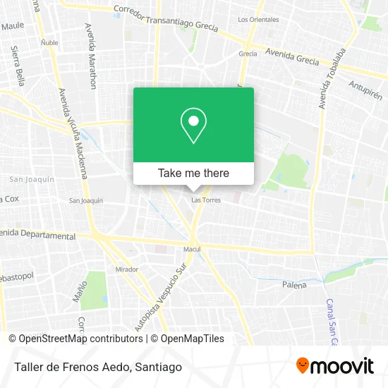 Taller de Frenos Aedo map
