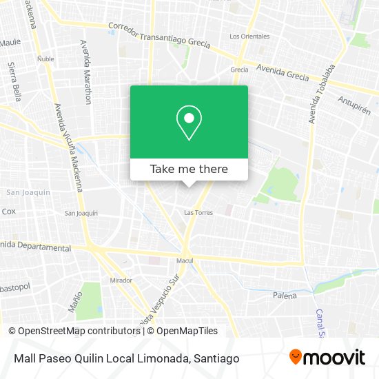 Mall Paseo Quilin Local Limonada map