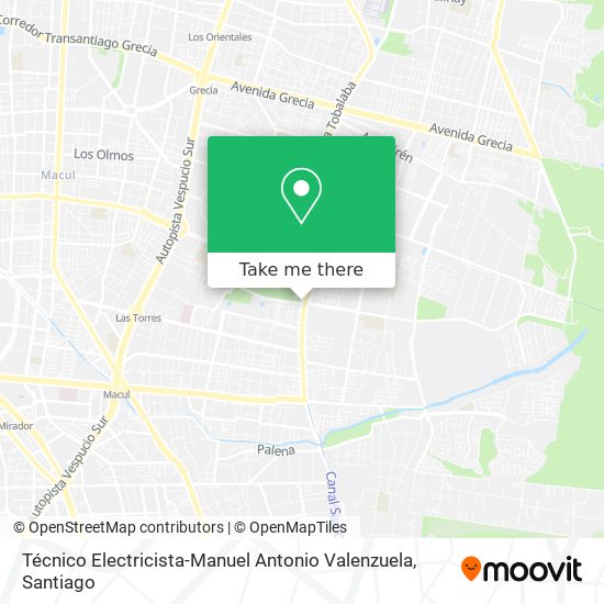 Técnico Electricista-Manuel Antonio Valenzuela map