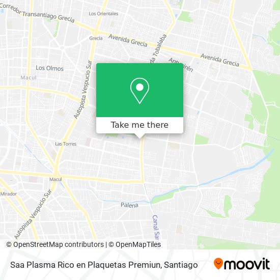 Saa Plasma Rico en Plaquetas Premiun map