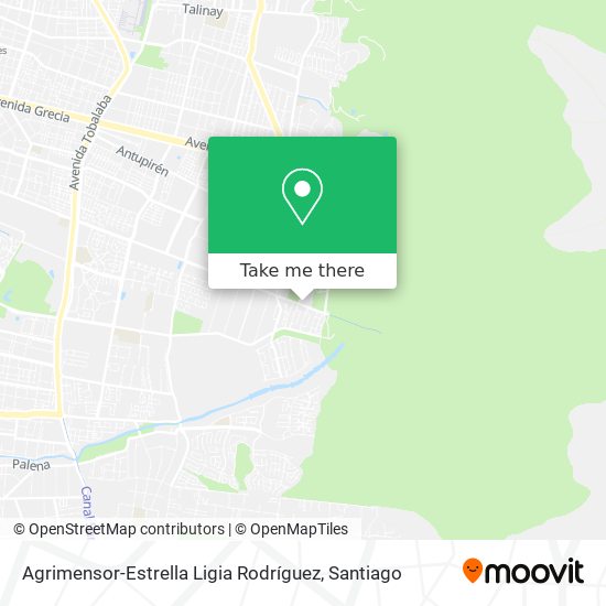 Agrimensor-Estrella Ligia Rodríguez map