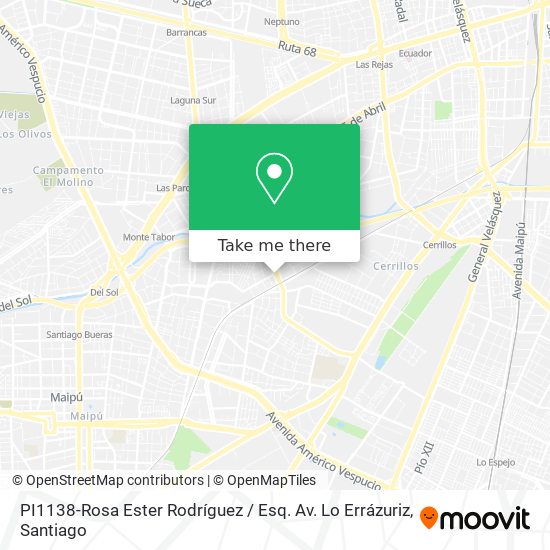 PI1138-Rosa Ester Rodríguez / Esq. Av. Lo Errázuriz map
