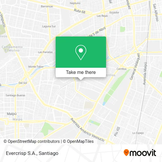 Evercrisp S.A. map
