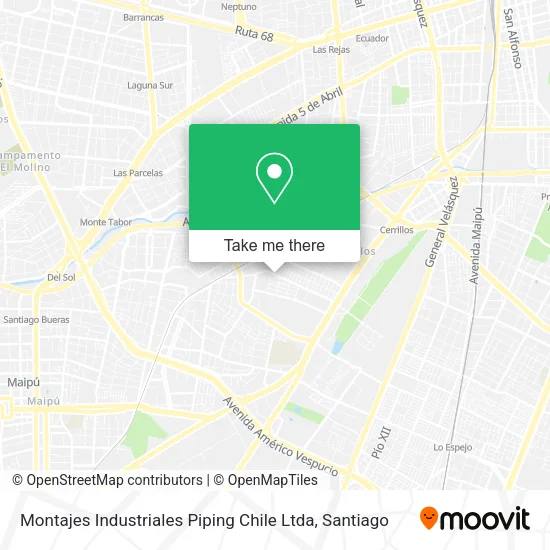 Montajes Industriales Piping Chile Ltda map