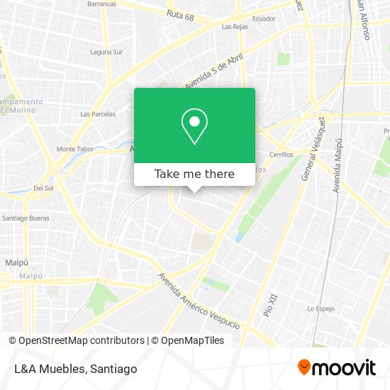 L&A Muebles map