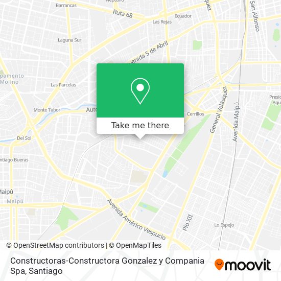 Mapa de Constructoras-Constructora Gonzalez y Compania Spa