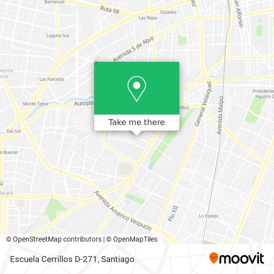 Escuela Cerrillos D-271 map