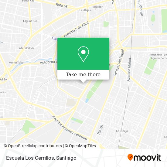 Mapa de Escuela Los Cerrillos
