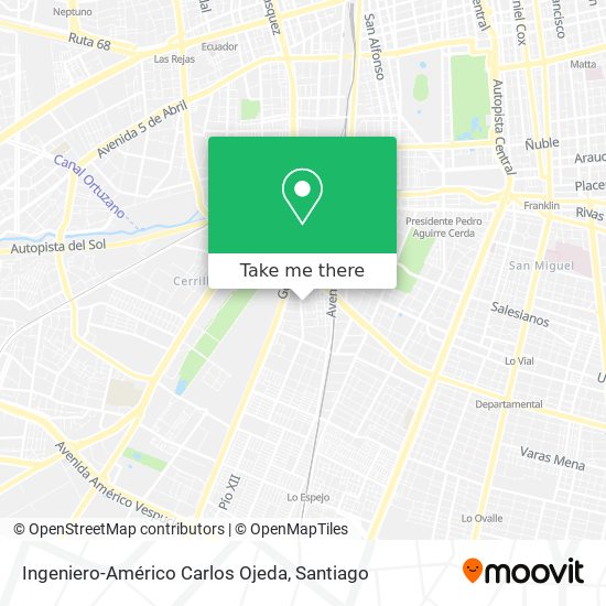 Ingeniero-Américo Carlos Ojeda map