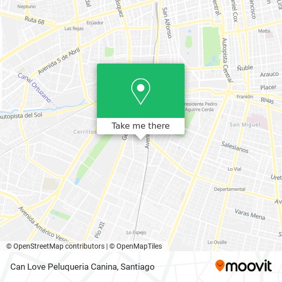 Can Love Peluqueria Canina map