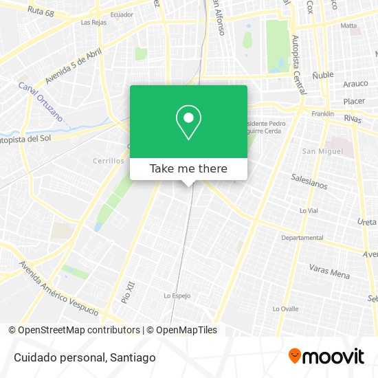 Cuidado personal map