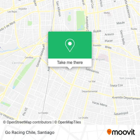 Go Racing Chile map