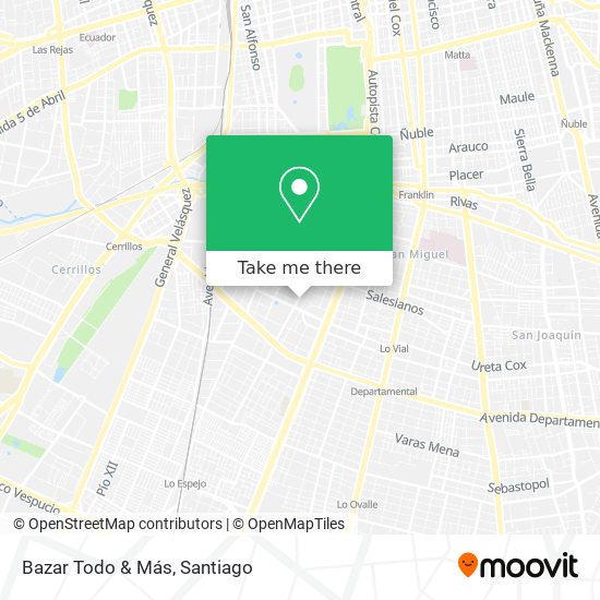 Bazar Todo & Más map