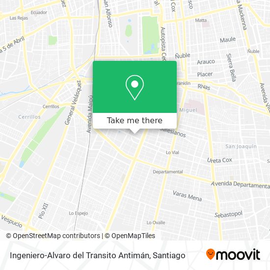 Ingeniero-Alvaro del Transito Antimán map