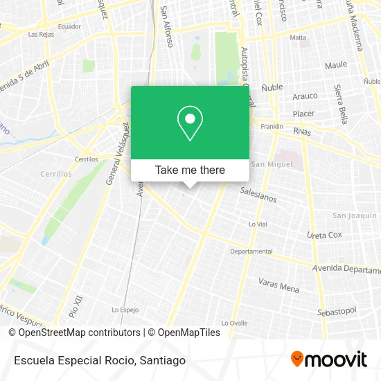 Escuela Especial Rocio map