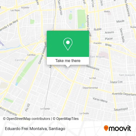 Eduardo Frei Montalva map