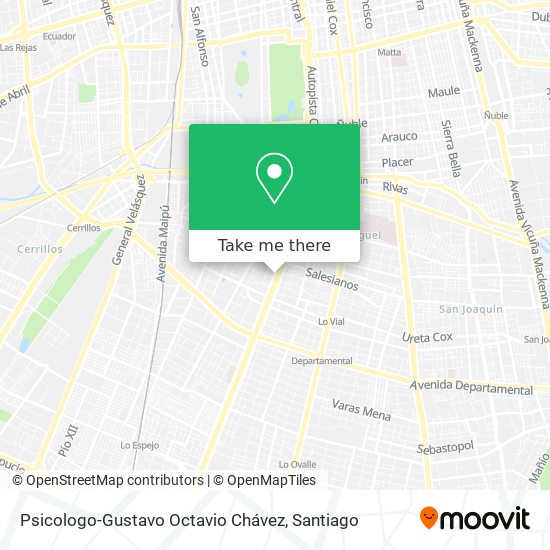 Psicologo-Gustavo Octavio Chávez map