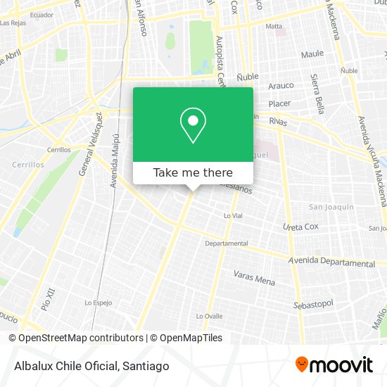 Mapa de Albalux Chile Oficial