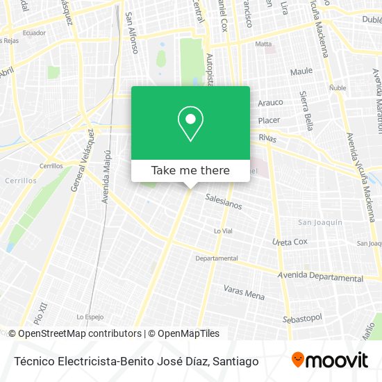 Técnico Electricista-Benito José Díaz map