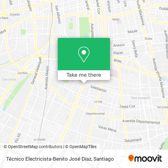 Mapa de Técnico Electricista-Benito José Díaz