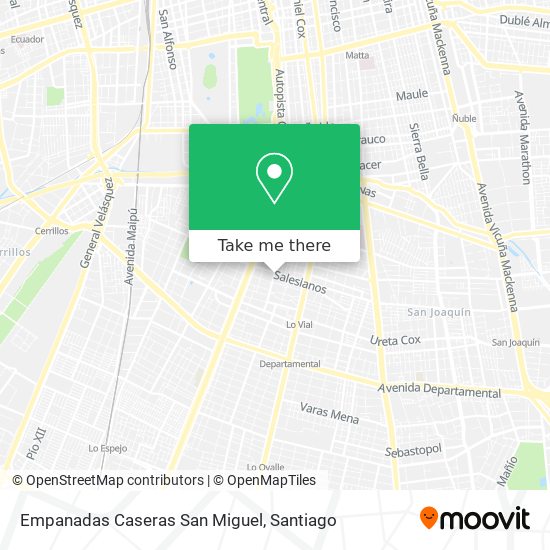 Empanadas Caseras San Miguel map