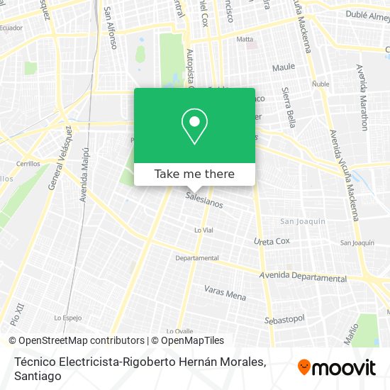 Técnico Electricista-Rigoberto Hernán Morales map