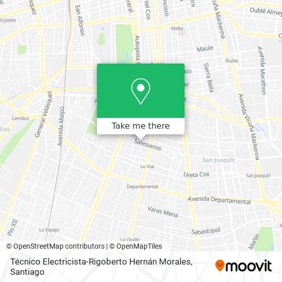 Mapa de Técnico Electricista-Rigoberto Hernán Morales