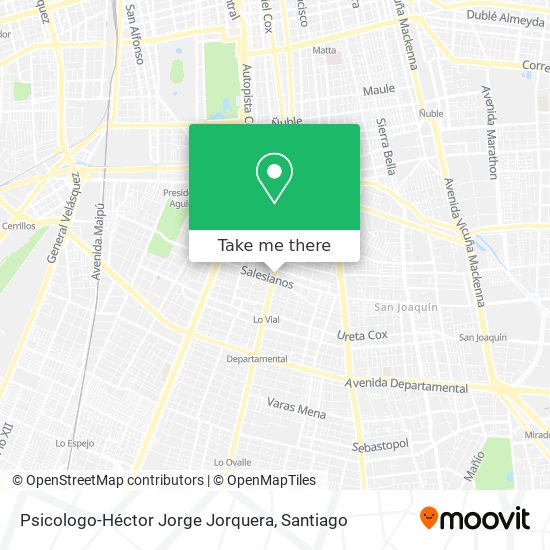 Psicologo-Héctor Jorge Jorquera map