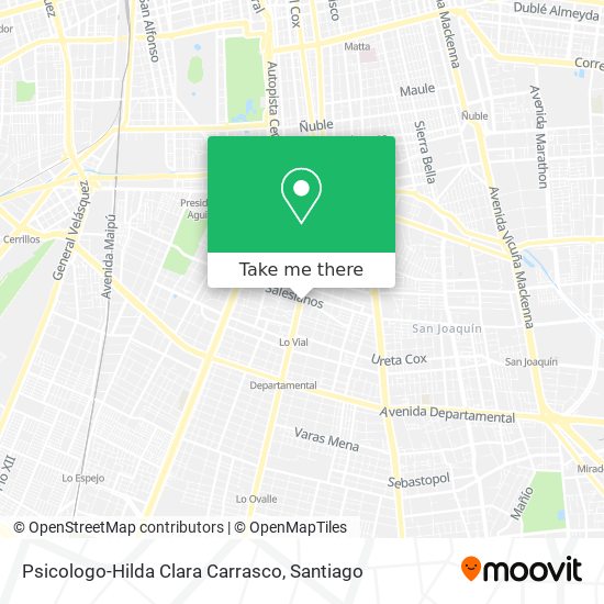 Psicologo-Hilda Clara Carrasco map