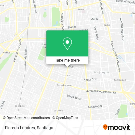 Floreria Londres map