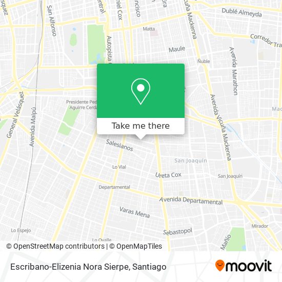 Escribano-Elizenia Nora Sierpe map