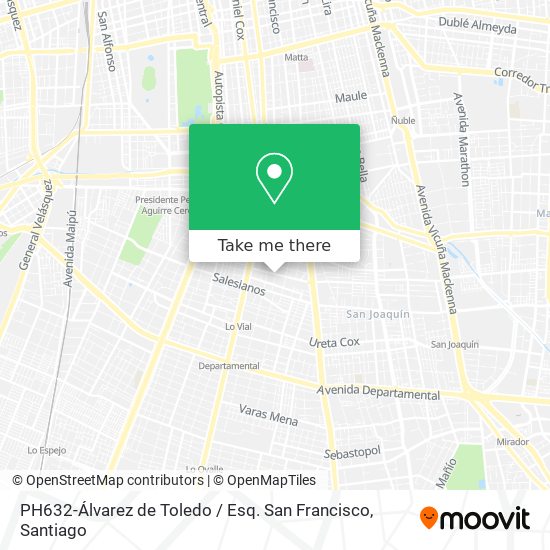 Mapa de PH632-Álvarez de Toledo / Esq. San Francisco