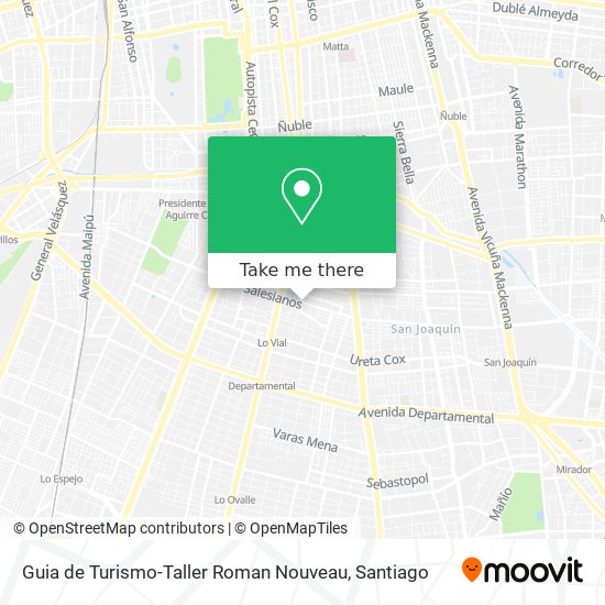 Guia de Turismo-Taller Roman Nouveau map