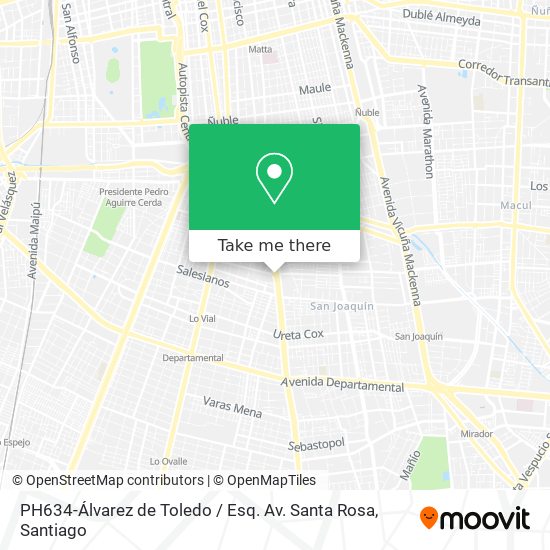 PH634-Álvarez de Toledo / Esq. Av. Santa Rosa map