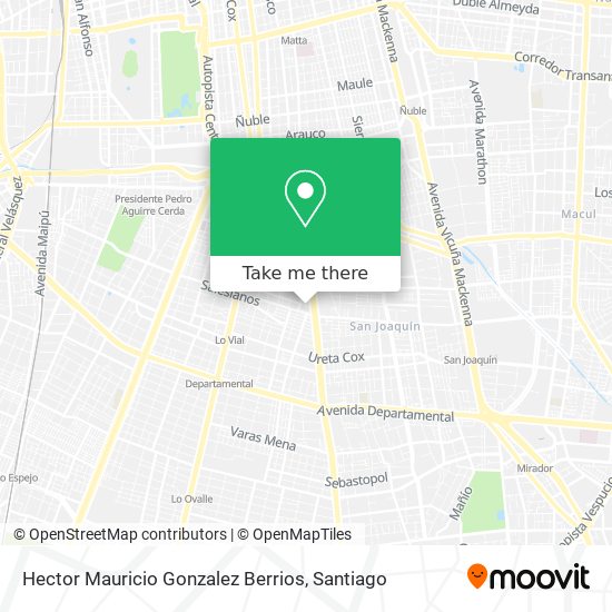 Hector Mauricio Gonzalez Berrios map