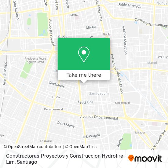 Constructoras-Proyectos y Construccion Hydrofire Lim map