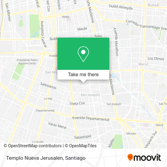 Templo Nueva Jerusalen map