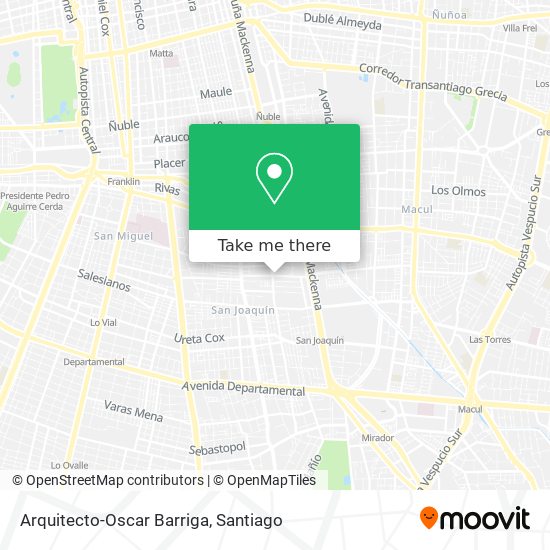 Mapa de Arquitecto-Oscar Barriga