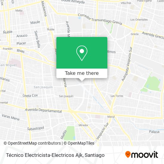 Mapa de Técnico Electricista-Electricos Ajk